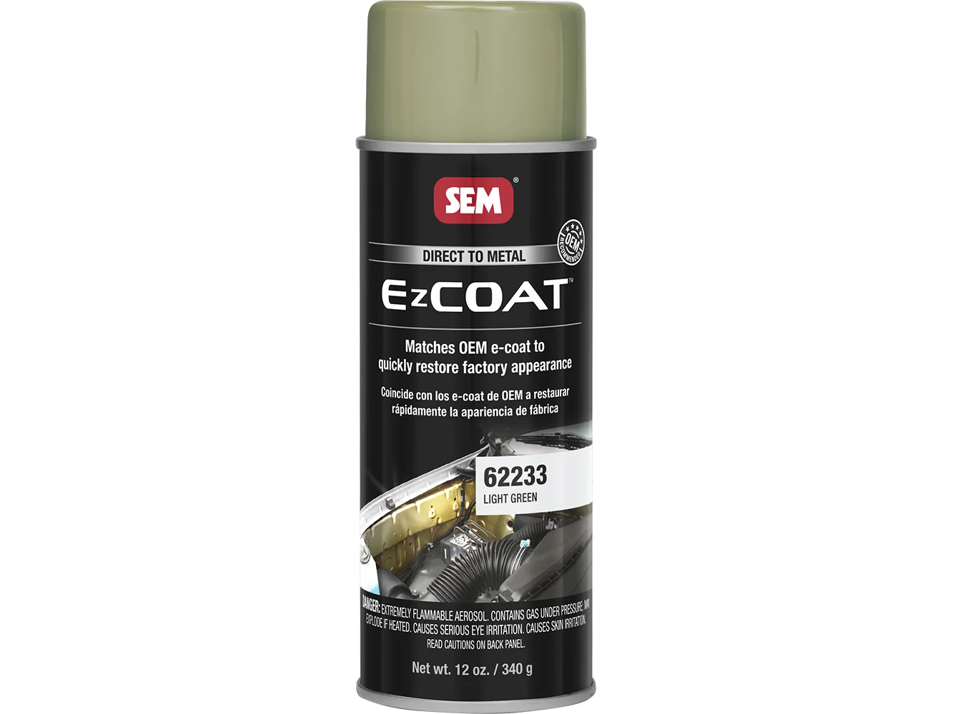 SEM Ez Coat™ - 16oz Aerosol Can - Light Green