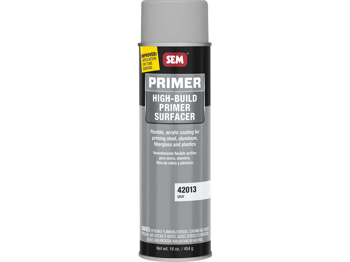 SEM High-Build Primer Surfacer - 20oz Aerosol Can - Grey