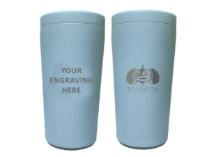 Toadfish Custom Engraved Non-Tipping Can Cooler 2.0 - Light Blue (MINIMUM ORDER QUANTITY OF 25)