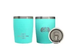 Toadfish Custom Engraved Non-Tipping 10oz Rocks Tumbler - Teal (MINIMUM ORDER QUANTITY OF 25)