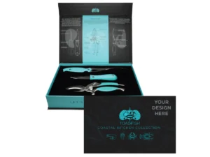 Toadfish Custom Engraved Coastal Kitchen Collection - Oyster Knife, Shrimp Cleaner & Crab Cutter - Seafood Tools Are NOT Engraved (MINIMUM ORDER QUANTITY OF 25)