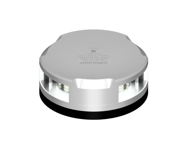 Lopolight 360-Degree Anchor Light - 2nm - Silver Housing w/FB Base - 2.5M Cable