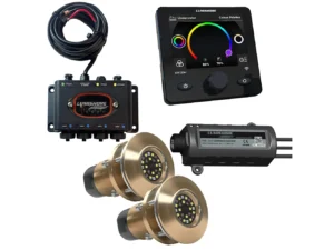 Lumishore EOS TIX404 2 Lights, Hub, LUX Command Center, Display