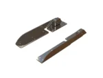 TACO Command Ratchet Hinge - 18-1/2" - 316 Stainless Steel Polished w/Hard Stop