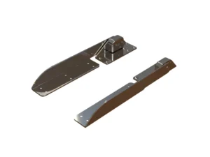 TACO Command Ratchet Hinge - 18-1/2" - 316 Stainless Steel Polished w/Hard Stop