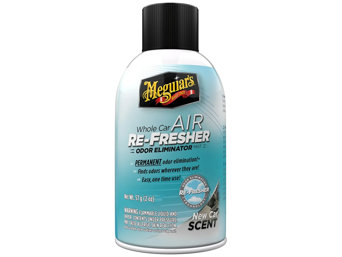 Meguiar's Whole Car Air Refresher Odor Eliminator - New Car Scent