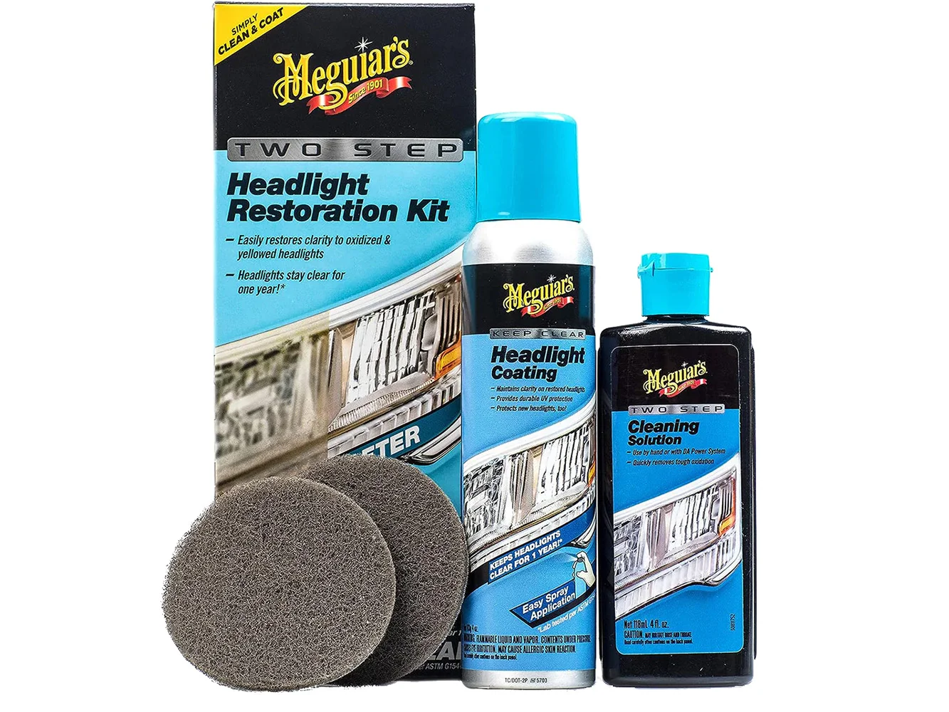 Meguiar's Two-Step Headlight Restoration Kit