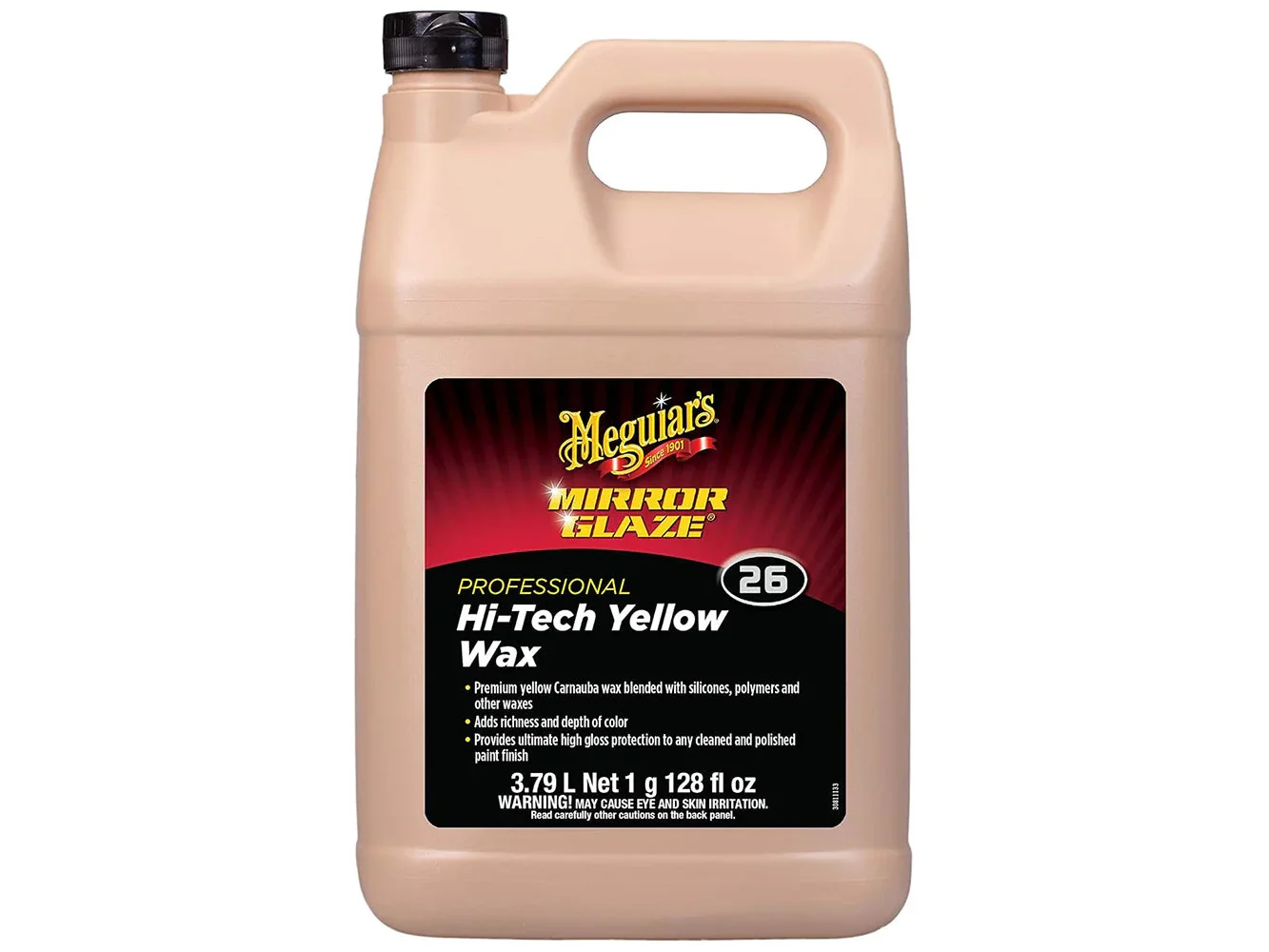 Meguiar's Professional Hi-Tech Yellow Liquid Wax - 1 Gallon