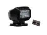 Golight GT Series LED Hybrid Light Permanent Mount w/Hardwired Dash Mount Remote - 12V - Black