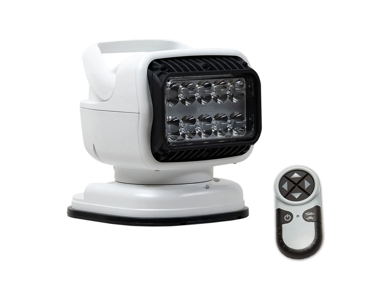 Golight GT Series LED Hybrid Portable Light w/Permanent Shoe Mount Handheld Wireless Remote - 12V - White