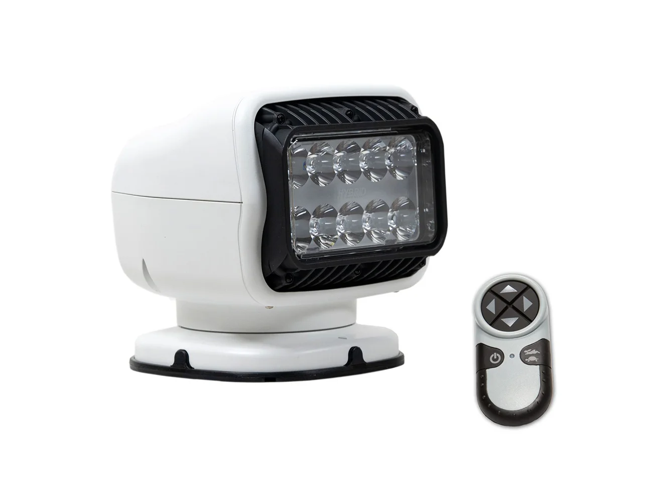Golight GT Series LED Hybrid Light Permanent Mount w/Handheld Wireless Remote - 12V - White