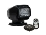 Golight GT Series LED Hybrid Light Permanent Mount w/Handheld & Wireless Dash Mount Remotes - 12V - Black