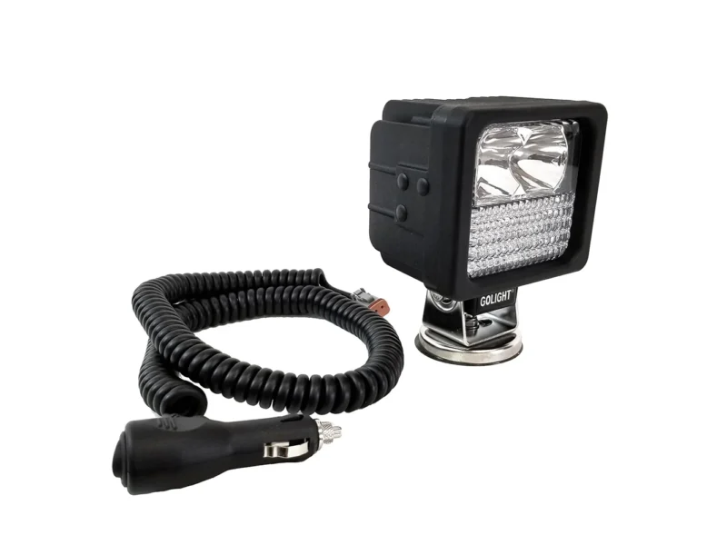 Golight GXL LED Hybrid Portable Work Light Series Magnetic Mount w/No Remote - 12V - Black