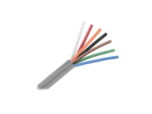 Pacer Unshielded 7 Conductor Cable - 100' - 18/7 AWG - White, Red, Orange, Black, Brown, Green, & Blue