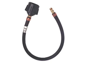 Trident Marine 20" Pigtail Hose Quick Connect w/1/4" Male Inverted Flare Fitting
