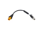 Navico Ethernet Adapter M12 8-Pin Male - Yellow 5-Pin Female - 1.2'