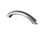 Whitecap 9" Stainless Steel Grab Handle with UV-Resistant Black Vinyl Inlay