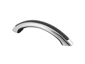 Whitecap 9" Stainless Steel Grab Handle with UV-Resistant Black Vinyl Inlay