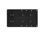Sea Brackets 14" Straight Trolling Motor Plate - Black