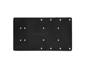 Sea Brackets 14" Straight Trolling Motor Plate - Black