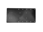 Sea Brackets 16" Straight Trolling Motor Plate - Black