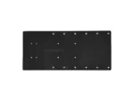 Sea Brackets 18" Straight Trolling Motor Plate - Black