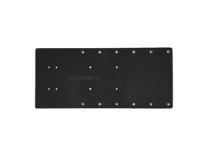 Sea Brackets 18" Straight Trolling Motor Plate - Black