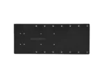 Sea Brackets 20" Straight Trolling Motor Plate - Black