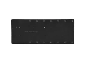 Sea Brackets 20" Straight Trolling Motor Plate - Black