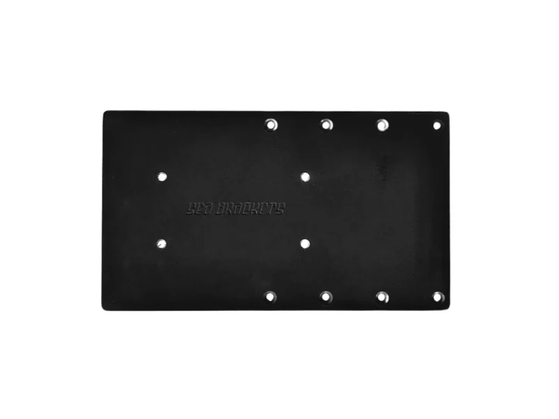 Sea Brackets 14" Straight Trolling Motor Plate f/Garmin Kraken - Black