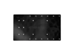 Sea Brackets 18" Straight Trolling Motor Plate f/Minn Kota Quest - Black