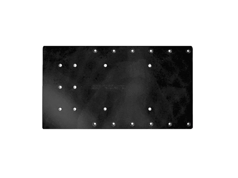 Sea Brackets 18" Straight Trolling Motor Plate f/Minn Kota Quest - Black