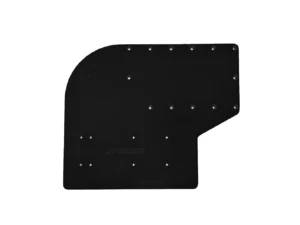 Sea Brackets Large Offset Trolling Motor Plate - Black