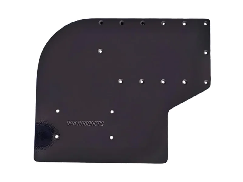 Sea Brackets Large Offset Trolling Motor Plate f/Garmin Kraken - Black
