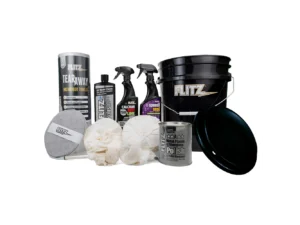 Flitz 5-Gallon Black Bucket Detailers Kit