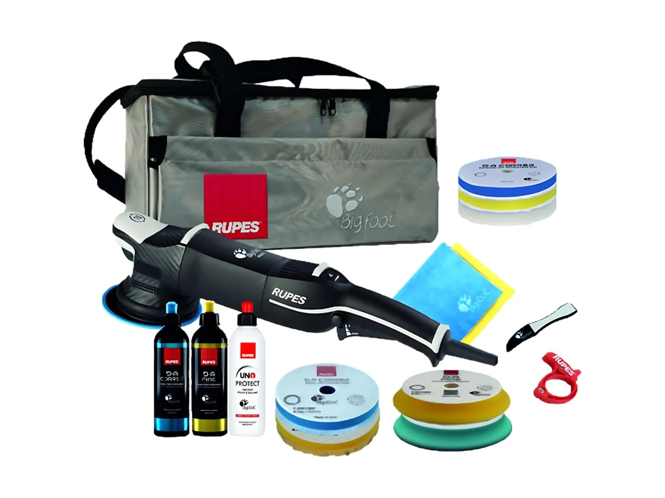 RUPES Random Orbital Polisher Bigfoot LHR15 Mark V Complete Kit