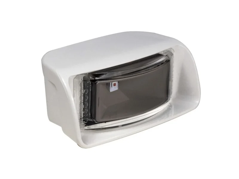 Lumitec Contour Drop-In Navigation Light - Port Red - White Housing