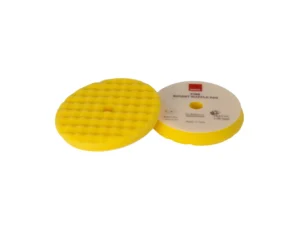 RUPES Velcro Waffle Fine Polishing Pad f/Rotary Polishers 180mm - Yellow