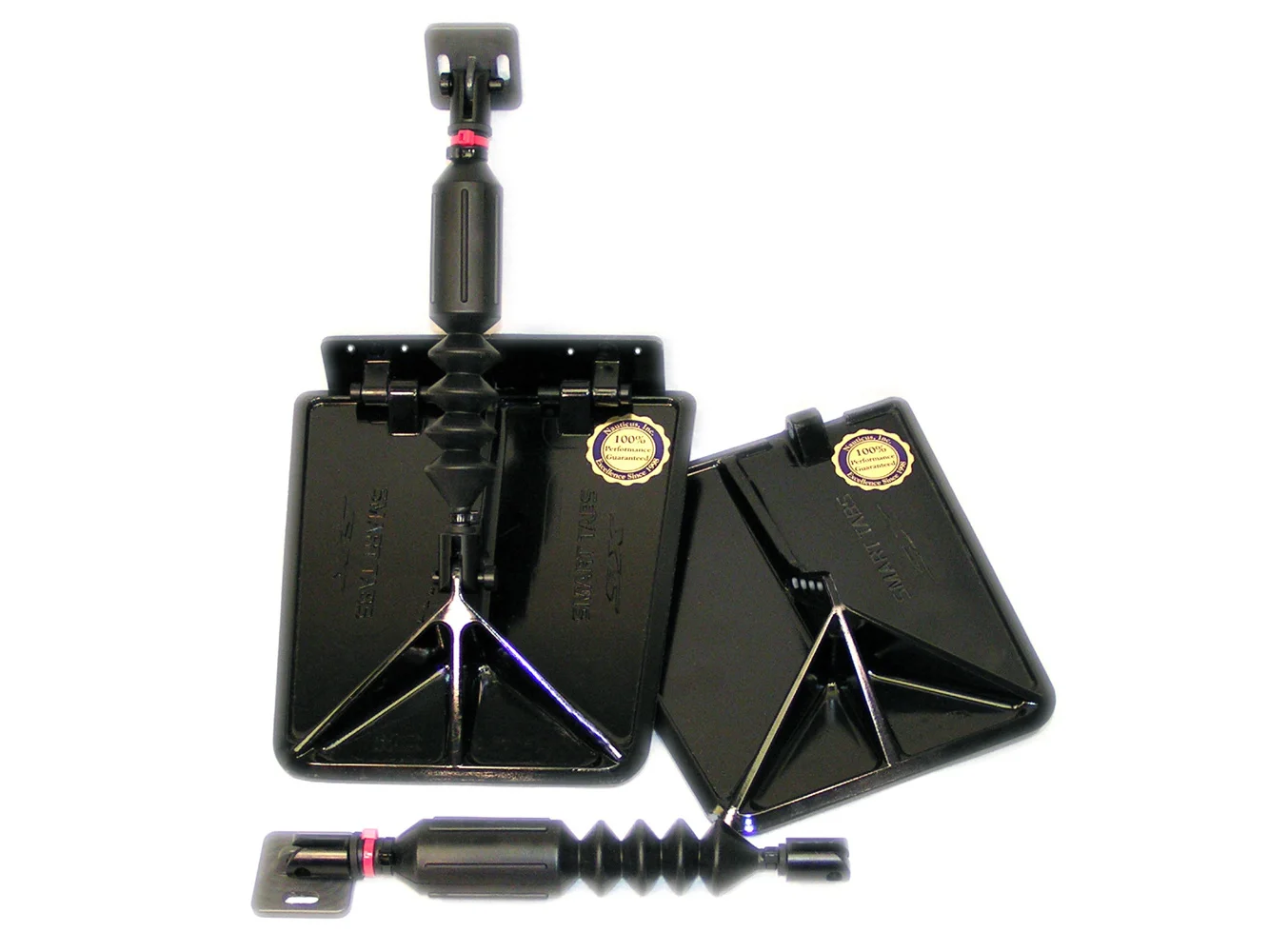 Lectrotab Smart Tab SX Composite Trim Tabs 9.5” x 10” f/15-18‘ Boat w/60 - 135HP - Black