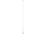 Scout 5' White VHF Antenna 3dB Lift & Lay Mount w/5M RG-58