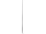 Scout 8' Black VHF Antenna 6dB Heavy Stainless Steel Ferrule w/6M RG-8x Includes PL-259 Heavy Duty Offshore Antenna KS-43