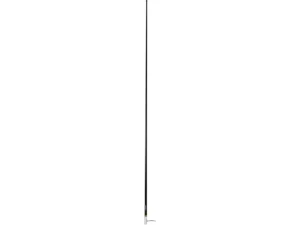 Scout 8' Black VHF Antenna 6dB Heavy Stainless Steel Ferrule w/6M RG-8x Includes PL-259 Heavy Duty Offshore Antenna KS-43