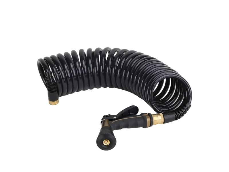 HoseCoil Commercial Pilot PRO 25' Hose Kit w/Boat Bumper Metal Body Nozzle