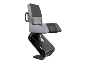 Shark EPIC Seat w/Flex Suspension - Grey Vinyl - Regular Handle