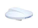 Scout Cruiser 10" White TV Antenna Omnidirectional w/20M, 75 ohms, Cable
