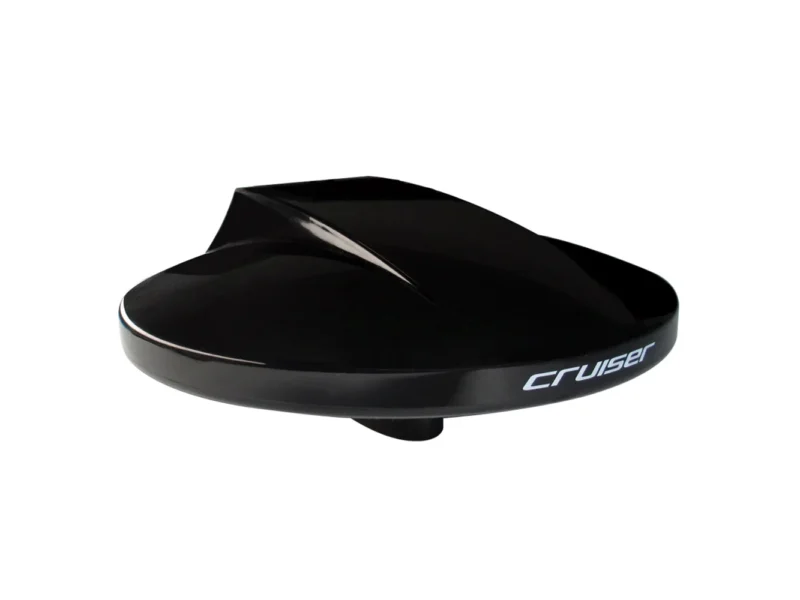 Scout Cruiser 10" Black TV Antenna Omnidirectional w/20M, 75 ohms, Cable