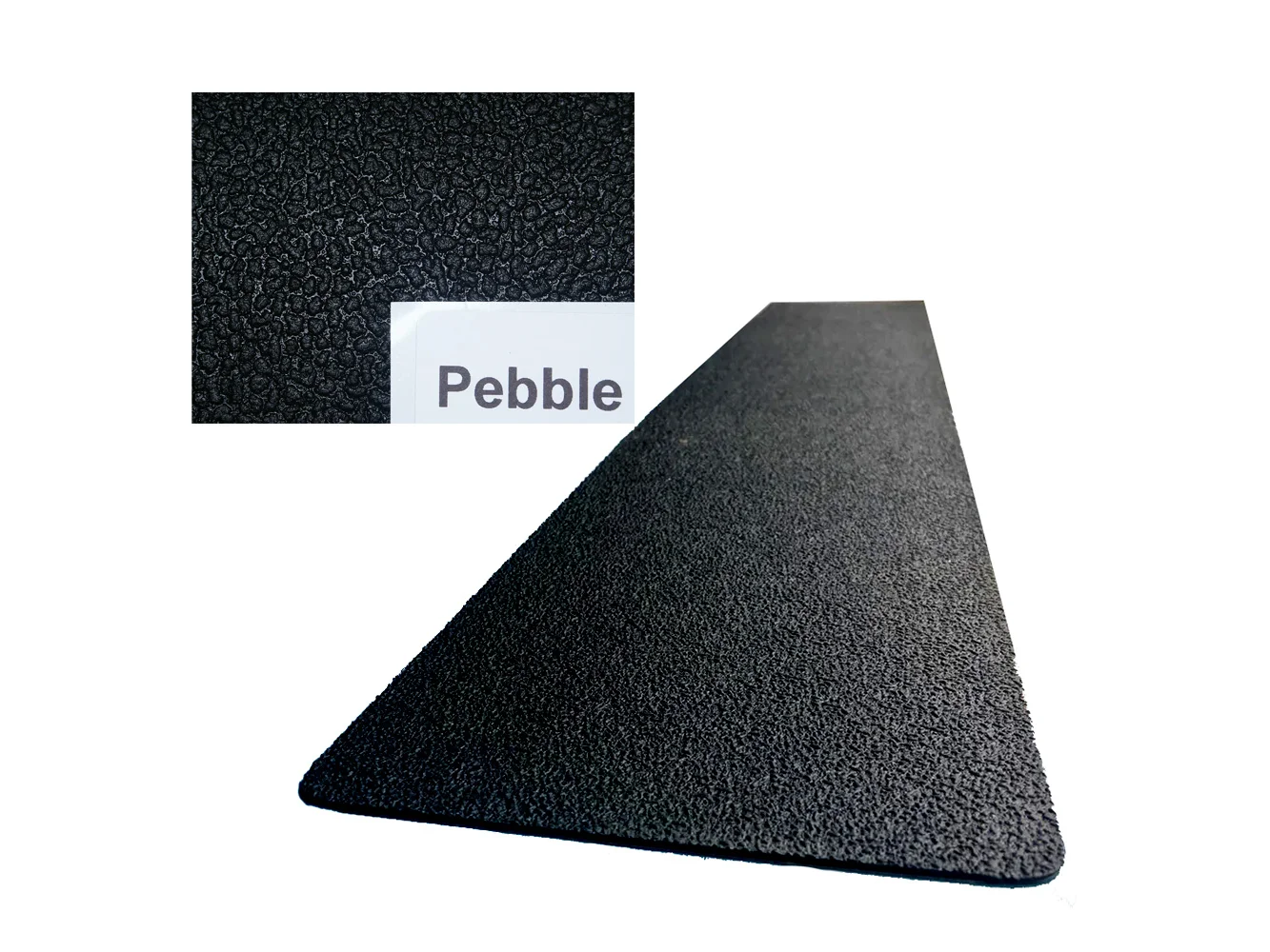 Gator Guards GatorSkinz™ Non-Skid Step Pad - Black Pebble - 16" x 4"