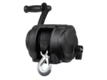 Powerwinch Premier Series Winch 2000lb, 8", Crank Arm - Carbon Black