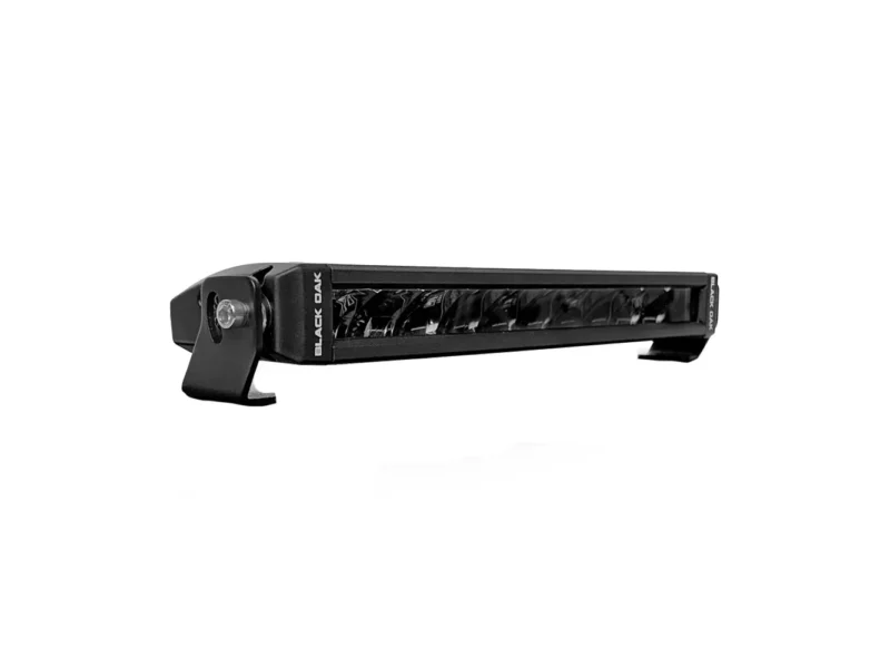 Black Oak Single Row Slim 10" 150W Dual Color LED Light Bar - White & Yellow - Combo Beam