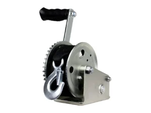 Powerwinch Utility Series Winch 1,200lb, 6" Crank Arm - Zinc